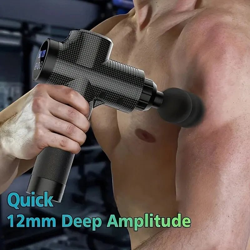 Deep Tissue Massage Gun Portable Facial Muscle Massager Massage Pistool For Back Neck Body Muscle Fitness Tool - FitHealthHavenFitHealthHavenFitHealthHaven200009209:12718140279Type C ChargeDeep Tissue Massage Gun Portable Facial Muscle Massager Massage Pistool For Back Neck Body Muscle Fitness Tool