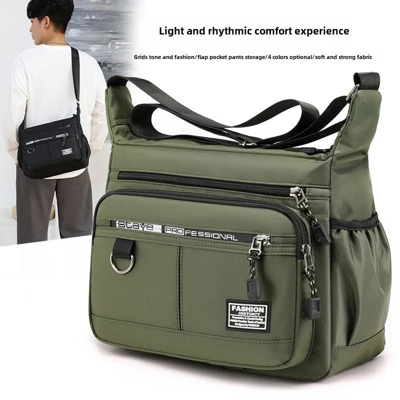 Design Oxford Shoulder Bag Large Capacity Men's Casual Multi-layer Pocket Fashion Single Shoulder Crossbody Luxury Messenger Bag - FitHealthHavenFitHealthHavenFitHealthHaven14:193BlackBlackDesign Oxford Shoulder Bag Large Capacity Men's Casual Multi-layer Pocket Fashion Single Shoulder Crossbody Luxury Messenger Bag
