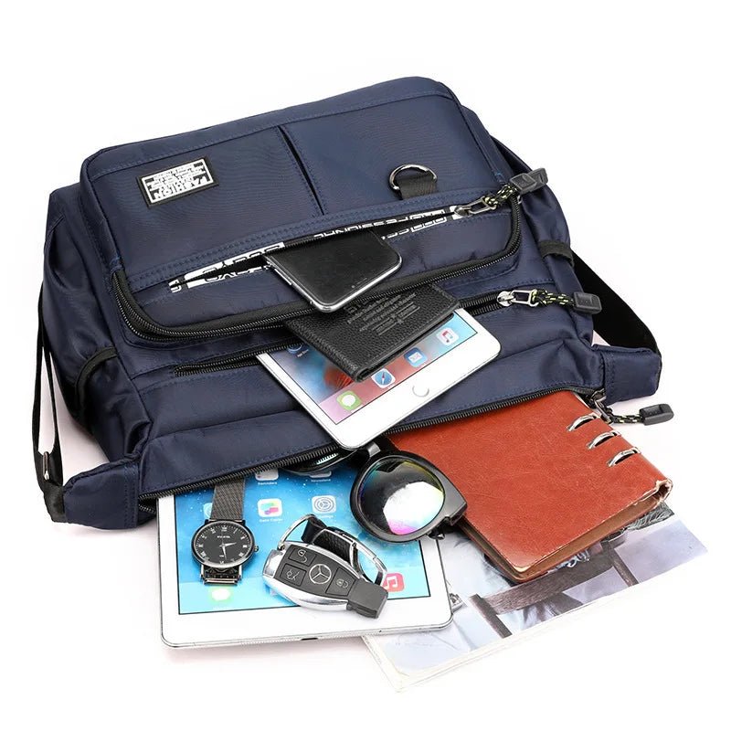 Design Oxford Shoulder Bag Large Capacity Men's Casual Multi-layer Pocket Fashion Single Shoulder Crossbody Luxury Messenger Bag - FitHealthHavenFitHealthHavenFitHealthHaven14:193BlackBlackDesign Oxford Shoulder Bag Large Capacity Men's Casual Multi-layer Pocket Fashion Single Shoulder Crossbody Luxury Messenger Bag