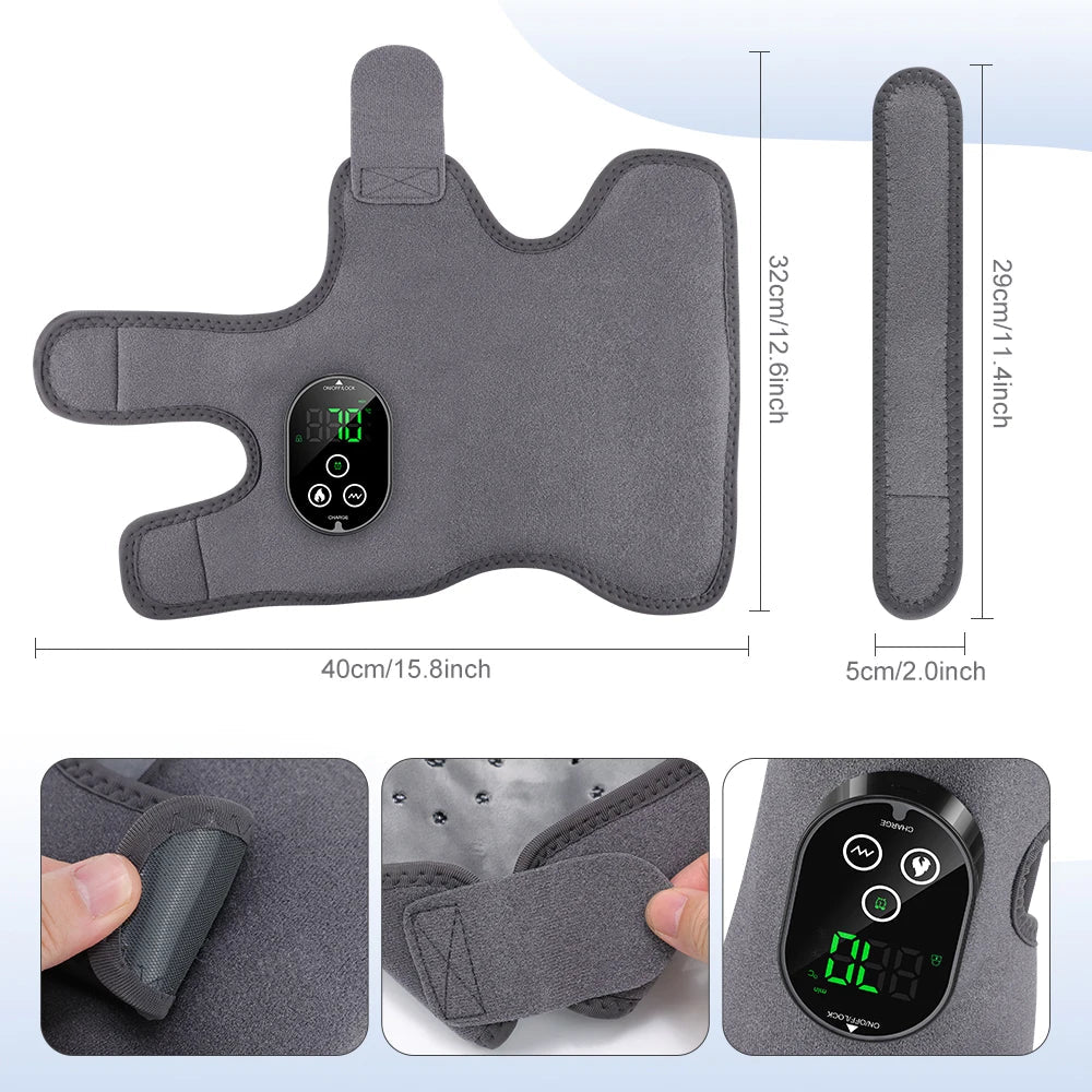Electric Feet Heater Ankle Massager Muscle Relaxation Hot Compress Protector Ankle & wrist Brace Support Electric 3-in-1 Ankle Calf Foot Vibration Heated Massager 6 Level Hot Compress Massage Wrist Ankle Brace Leg Hand Foot R - FitHealthHavenFitHealthHavenFitHealthHaven14:691;200007763:201336106;400079803:23313063559GRAYUnited StatesUSB Type-CElectric Feet Heater Ankle Massager Muscle Relaxation Hot Compress Protector Ankle & wrist Brace Support Electric 3-in-1 Ankle Calf Foot Vibration Heated M