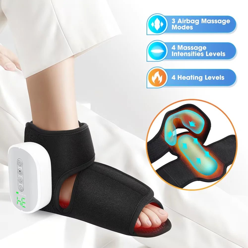 Electric foot and hand massager can vibrate and heat the ankles and ankles, and the bracket joints are portable, which can relax - FitHealthHavenFitHealthHavenFitHealthHaven14:350853Airbag NO VibrationAirbag NO VibrationElectric foot and hand massager can vibrate and heat the ankles and ankles, and the bracket joints are portable, which can relax