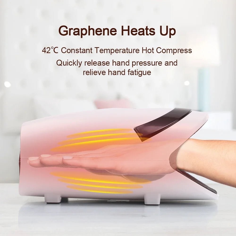 Electric Hand Massager Air Bag 3 Modes Hot Compress Kneading Hand Massage Machine Promote Finger Blood Circulation Relax Hands - FitHealthHavenFitHealthHavenFitHealthHaven14:200002130IvoryElectric Hand Massager Air Bag 3 Modes Hot Compress Kneading Hand Massage Machine Promote Finger Blood Circulation Relax Hands