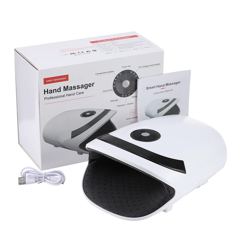 Electric Hand Massager Air Bag 3 Modes Hot Compress Kneading Hand Massage Machine Promote Finger Blood Circulation Relax Hands - FitHealthHavenFitHealthHavenFitHealthHaven14:200002130IvoryElectric Hand Massager Air Bag 3 Modes Hot Compress Kneading Hand Massage Machine Promote Finger Blood Circulation Relax Hands