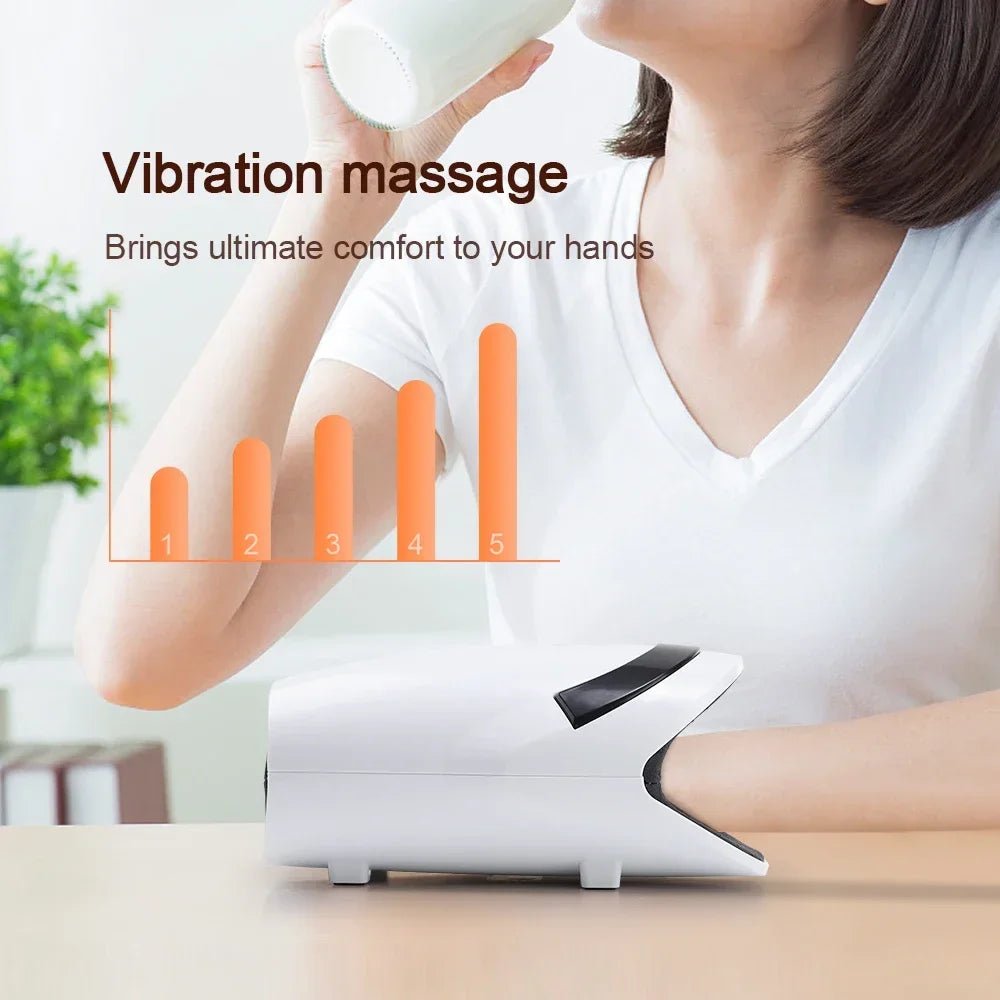 Electric Hand Massager Air Bag 3 Modes Hot Compress Kneading Hand Massage Machine Promote Finger Blood Circulation Relax Hands - FitHealthHavenFitHealthHavenFitHealthHaven14:200002130IvoryElectric Hand Massager Air Bag 3 Modes Hot Compress Kneading Hand Massage Machine Promote Finger Blood Circulation Relax Hands
