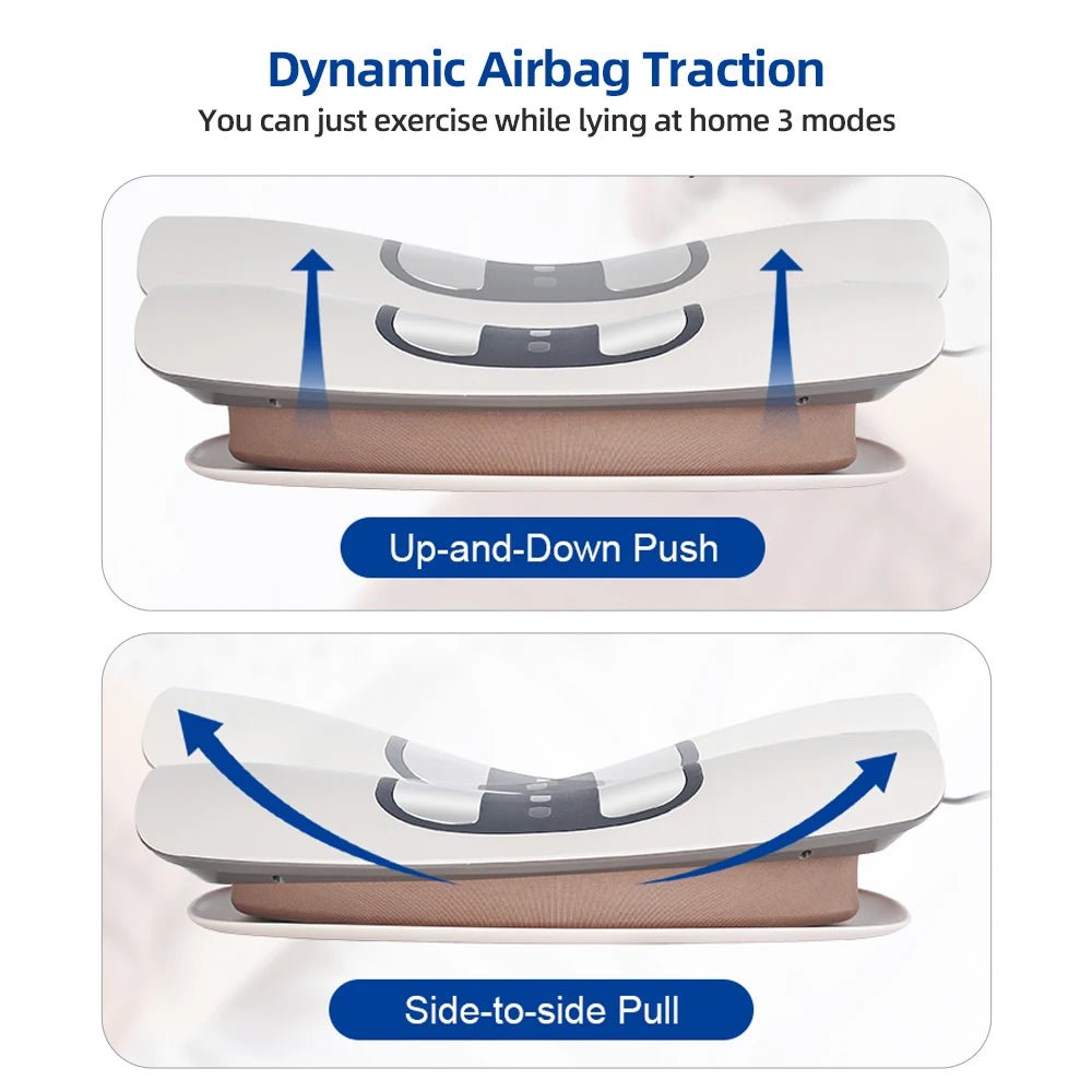 Electric Lumbar Traction Massager Adjustable Vibration Waist Massager Waist Spine Support Back Massage Machine Waist masajeador - FitHealthHavenFitHealthHavenFitHealthHaven14:29WhiteWhiteElectric Lumbar Traction Massager Adjustable Vibration Waist Massager Waist Spine Support Back Massage Machine Waist masajeador