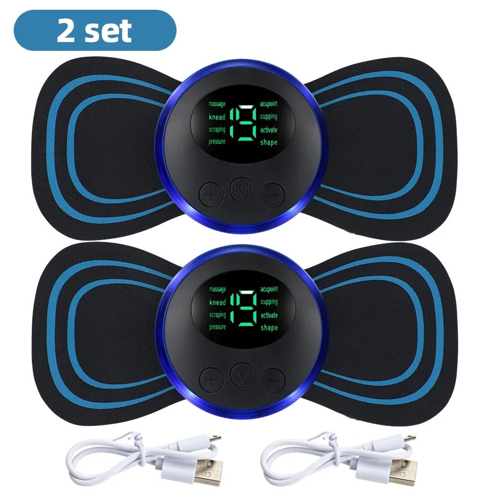 Electric Neck Massager EMS Muscle Massage Stimulator Low Frequency Instrument Back Cervical Calf Patches Pain Joints Mini Device - FitHealthHavenFitHealthHavenFitHealthHaven14:20000369902 suit02 suitElectric Neck Massager EMS Muscle Massage Stimulator Low Frequency Instrument Back Cervical Calf Patches Pain Joints Mini Device