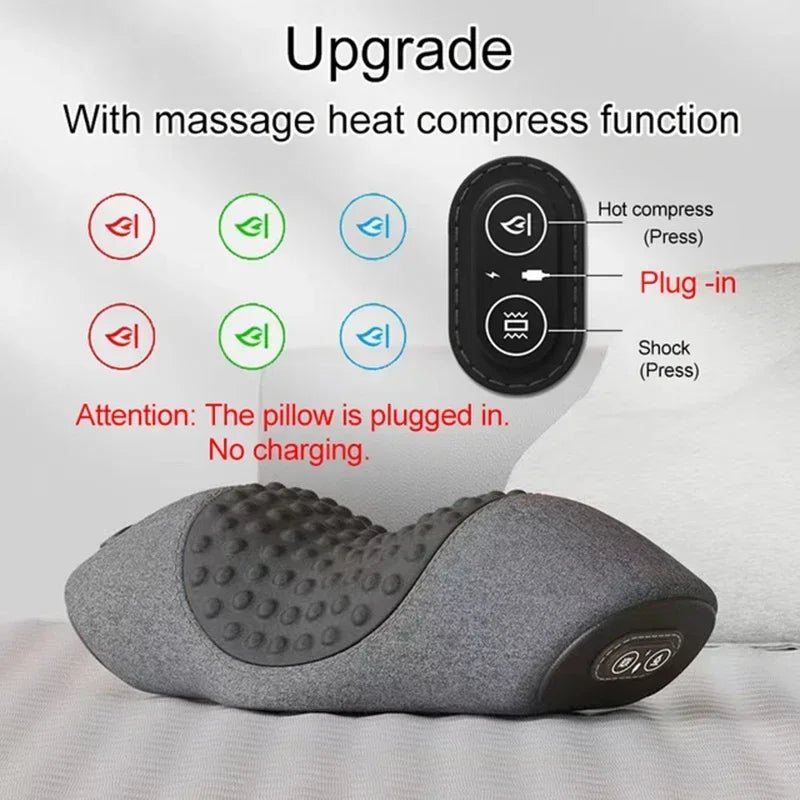 Electric Neck Massager Pillow Cervical Stretcher Heating Vibration Massage Back Traction Orthopedic Sleeping Pillows Support - FitHealthHavenFitHealthHavenFitHealthHaven14:29Heat-MassageHeat-MassageElectric Neck Massager Pillow Cervical Stretcher Heating Vibration Massage Back Traction Orthopedic Sleeping Pillows Support