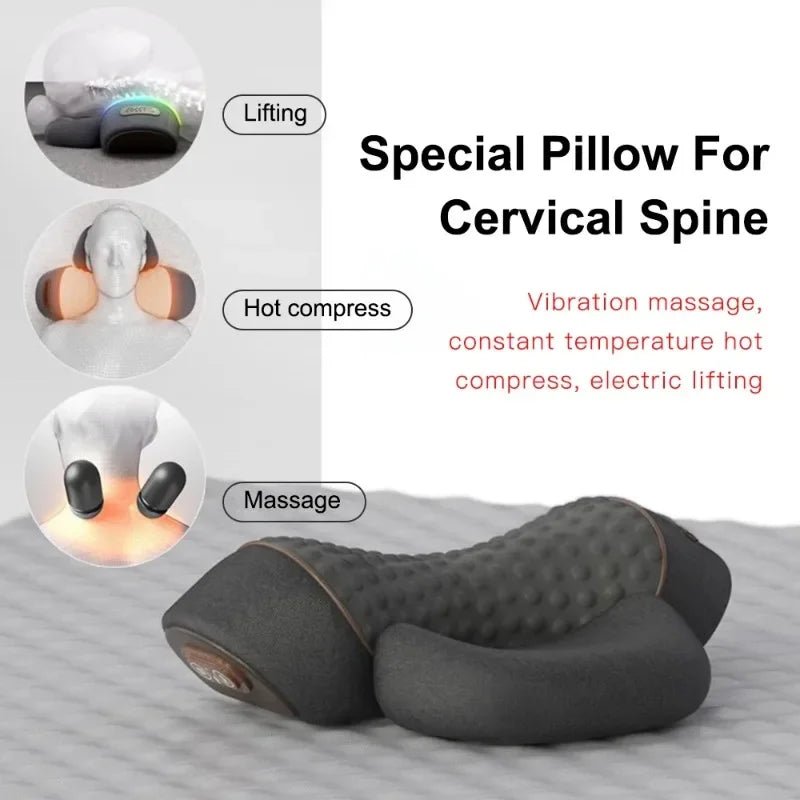 Electric Neck Massager Pillow Cervical Stretcher Heating Vibration Massage Back Traction Orthopedic Sleeping Pillows Support - FitHealthHavenFitHealthHavenFitHealthHaven14:29Heat-MassageHeat-MassageElectric Neck Massager Pillow Cervical Stretcher Heating Vibration Massage Back Traction Orthopedic Sleeping Pillows Support