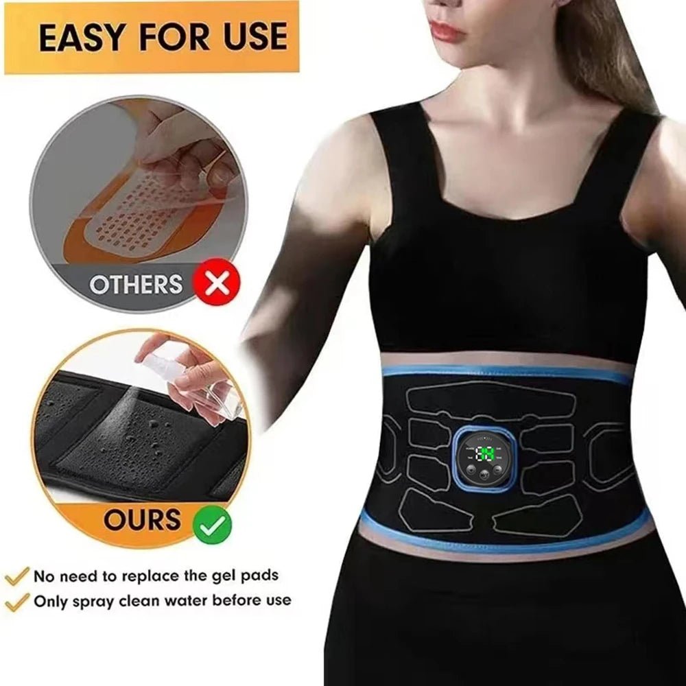 EMS Abdominal Toning Belt Electric Muscle Stimulation Muscle Toner Portable Fitness Massager Waist Trainer Body Slimming Shaping - FitHealthHavenFitHealthHavenFitHealthHaven14:200002130One SetOne SetEMS Abdominal Toning Belt Electric Muscle Stimulation Muscle Toner Portable Fitness Massager Waist Trainer Body Slimming Shaping