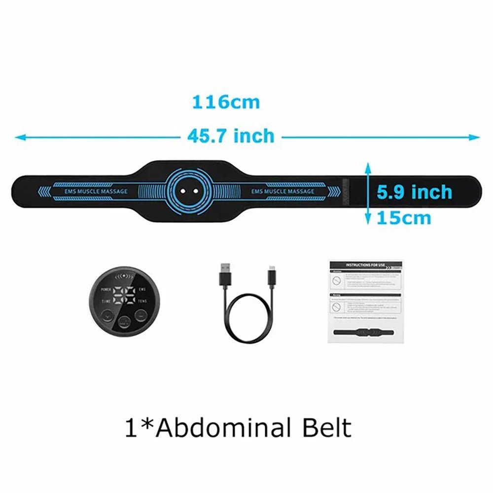 EMS Belt Massage Set Abdominal Fitness Device Intelligent Belt Full Body Muscle Stimulation Trainer USB Charging Version - FitHealthHavenFitHealthHavenFitHealthHaven14:200003699Abdominal Belt;200009209:202082806USB ChargingAbdominal BeltUSB ChargingEMS Belt Massage Set Abdominal Fitness Device Intelligent Belt Full Body Muscle Stimulation Trainer USB Charging Version