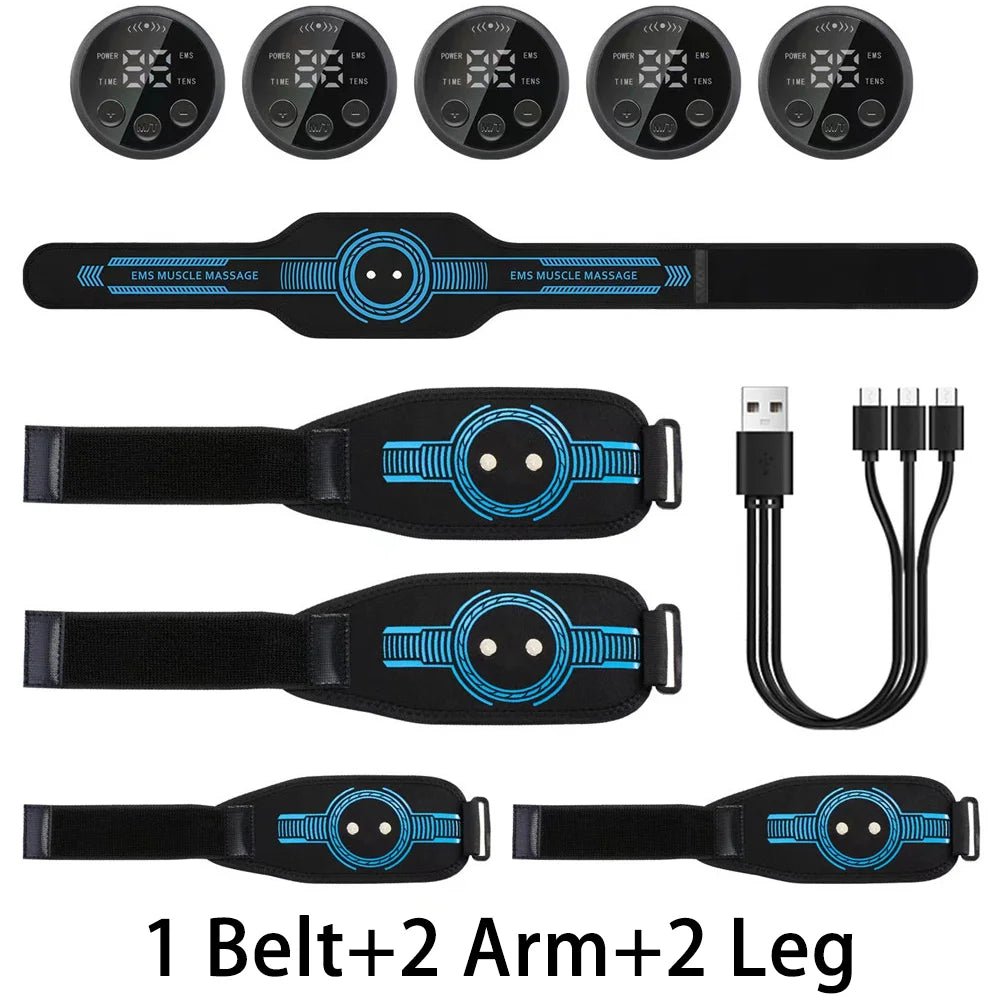 EMS Belt Massage Set Abdominal Fitness Device Intelligent Belt Full Body Muscle Stimulation Trainer USB Charging Version - FitHealthHavenFitHealthHavenFitHealthHaven14:3508525Pcs;200009209:202082806USB Charging5PcsUSB ChargingEMS Belt Massage Set Abdominal Fitness Device Intelligent Belt Full Body Muscle Stimulation Trainer USB Charging Version