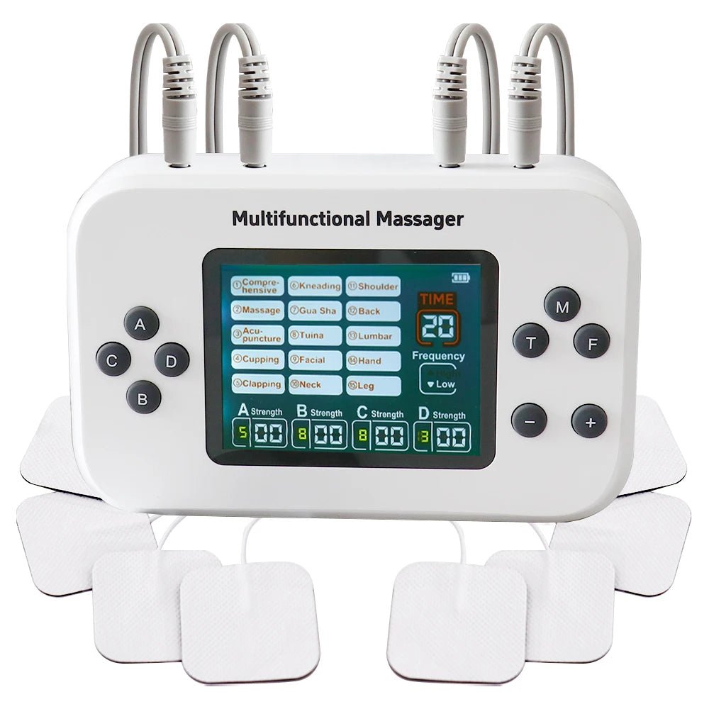 EMS Electric Muscle Stimulator Tens Unit Electrostimulator Pulse Physiotherapy Massager Rechargeable Health Care Relax Device - FitHealthHavenFitHealthHavenFitHealthHaven14:201441572R-406-WBR-406-WBEMS Electric Muscle Stimulator Tens Unit Electrostimulator Pulse Physiotherapy Massager Rechargeable Health Care Relax Device