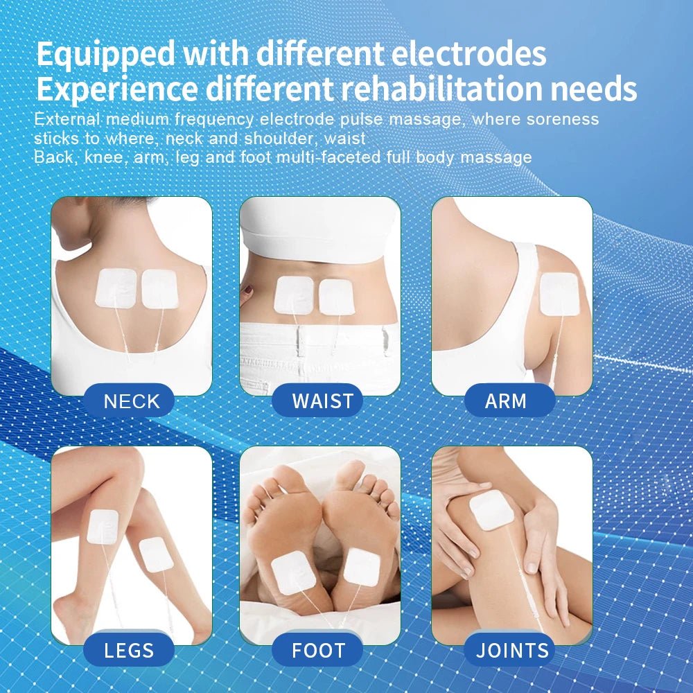 EMS Electric Muscle Stimulator Tens Unit Electrostimulator Pulse Physiotherapy Massager Rechargeable Health Care Relax Device - FitHealthHavenFitHealthHavenFitHealthHaven14:201441572R-406-WBR-406-WBEMS Electric Muscle Stimulator Tens Unit Electrostimulator Pulse Physiotherapy Massager Rechargeable Health Care Relax Device