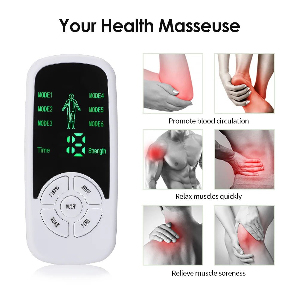EMS Pulse Electric Muscle Stimulator Back Neck Body Massager Tens Acupuncture Meridian Physiotherapy Digital Massage Tools - FitHealthHavenFitHealthHavenFitHealthHaven14:200002130whitewhiteEMS Pulse Electric Muscle Stimulator Back Neck Body Massager Tens Acupuncture Meridian Physiotherapy Digital Massage Tools