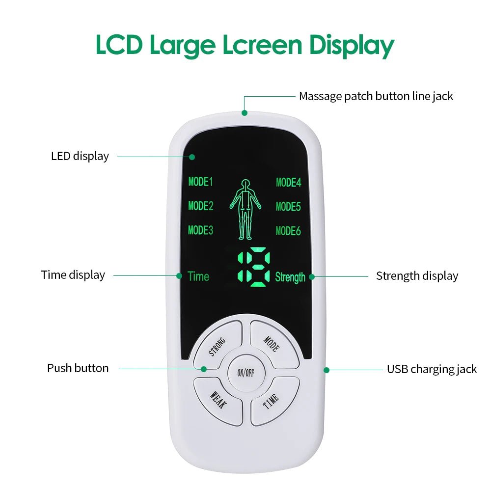 EMS Pulse Electric Muscle Stimulator Back Neck Body Massager Tens Acupuncture Meridian Physiotherapy Digital Massage Tools - FitHealthHavenFitHealthHavenFitHealthHaven14:200002130whitewhiteEMS Pulse Electric Muscle Stimulator Back Neck Body Massager Tens Acupuncture Meridian Physiotherapy Digital Massage Tools