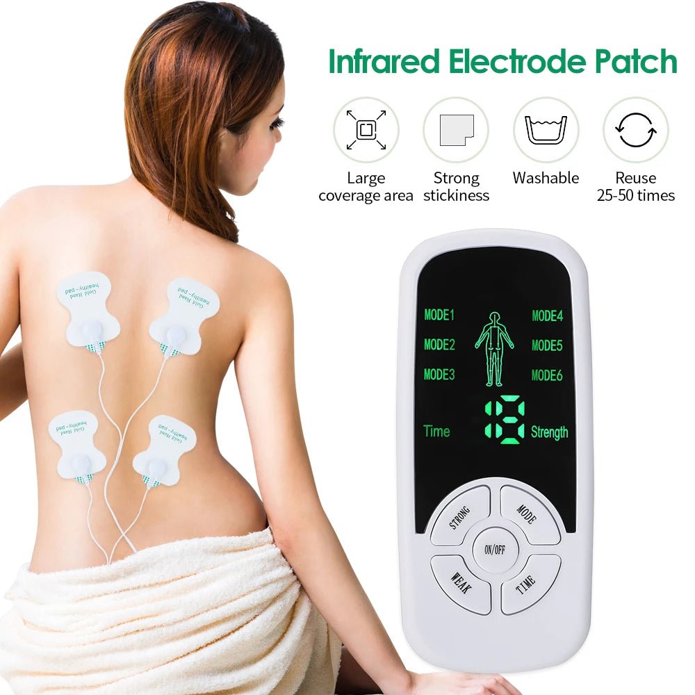 EMS Pulse Electric Muscle Stimulator Back Neck Body Massager Tens Acupuncture Meridian Physiotherapy Digital Massage Tools - FitHealthHavenFitHealthHavenFitHealthHaven14:200002130whitewhiteEMS Pulse Electric Muscle Stimulator Back Neck Body Massager Tens Acupuncture Meridian Physiotherapy Digital Massage Tools