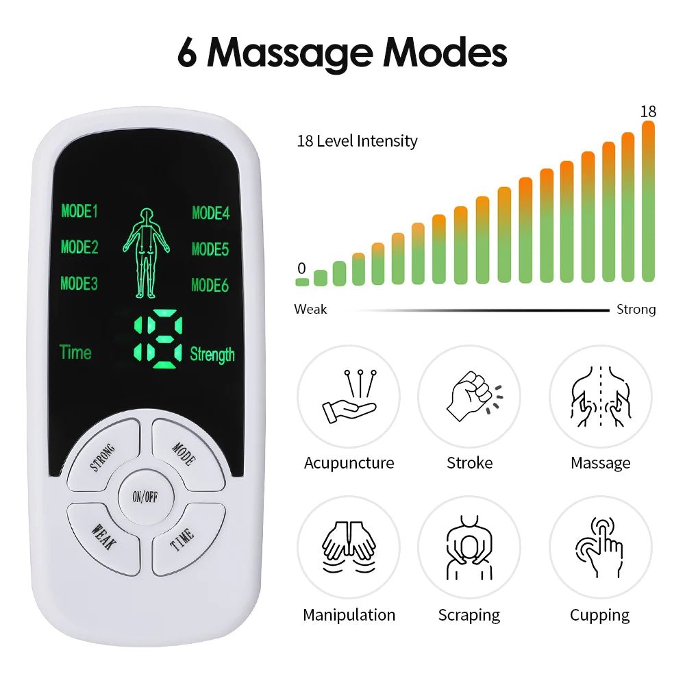 EMS Pulse Electric Muscle Stimulator Back Neck Body Massager Tens Acupuncture Meridian Physiotherapy Digital Massage Tools - FitHealthHavenFitHealthHavenFitHealthHaven14:200002130whitewhiteEMS Pulse Electric Muscle Stimulator Back Neck Body Massager Tens Acupuncture Meridian Physiotherapy Digital Massage Tools