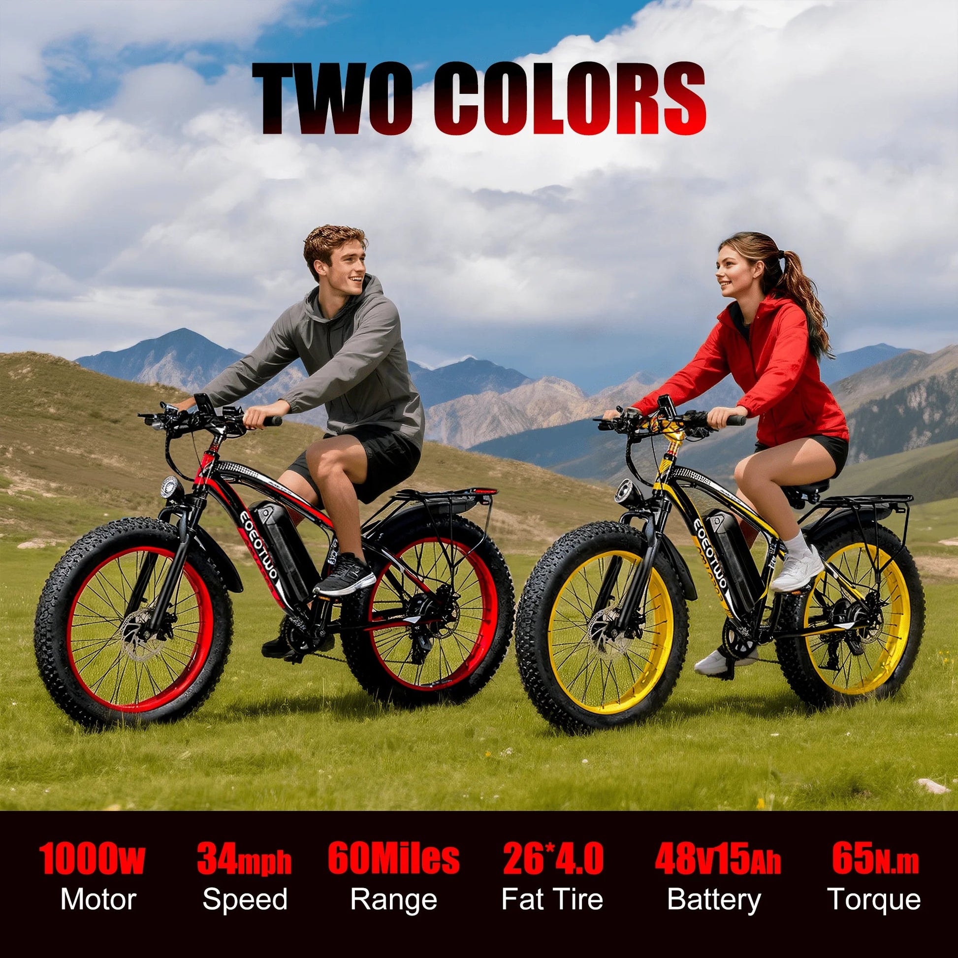 EOEOTWO 1500W Fat Tire Electric Bike for Adults 26"x4.0 All Terrain Ebike 34MPH Fast Mountain E-Bike 48V Long Range Snow Beach Bicycle - FitHealthHavenFitHealthHavenFitHealthHaven14:193black;200007763:201336106blackUnited StatesEOEOTWO 1500W Fat Tire Electric Bike for Adults 26"x4.0 All Terrain Ebike 34MPH Fast Mountain E-Bike 48V Long Range Snow Beach Bicycle