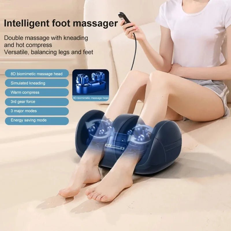 Extra Big Electric Foot Massager Hot Compress Shiatsu Kneading Leg Roller Kneading Calf Deep Relieve Fatigue Relaxation Muscle - FitHealthHavenFitHealthHavenFitHealthHaven14:200003699Foot Massager B;200009209:201898808Foot Massager BUS PlugExtra Big Electric Foot Massager Hot Compress Shiatsu Kneading Leg Roller Kneading Calf Deep Relieve Fatigue Relaxation Muscle