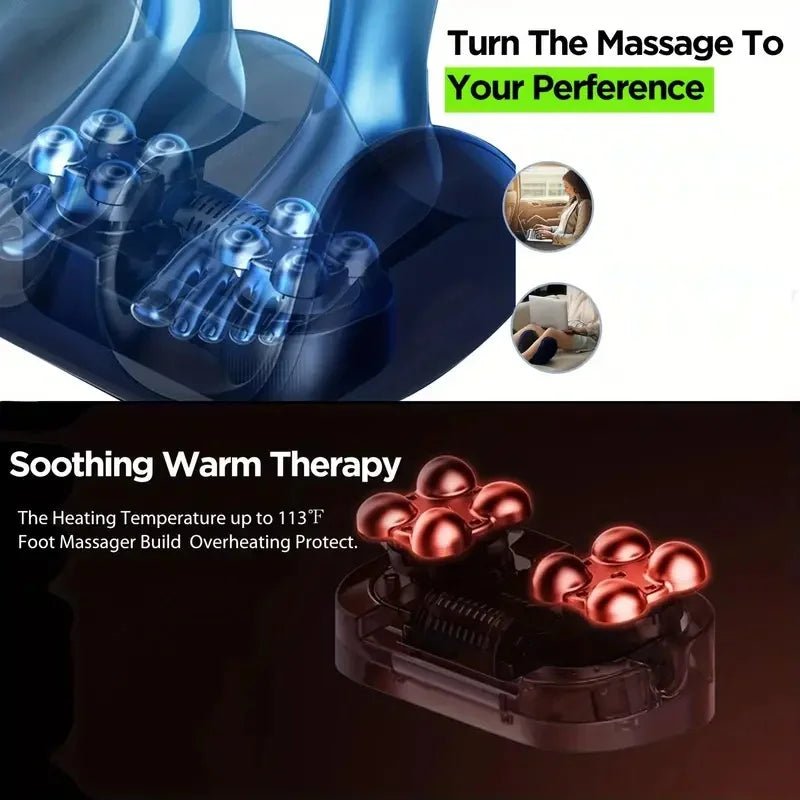 Extra Big Electric Foot Massager Hot Compress Shiatsu Kneading Leg Roller Kneading Calf Deep Relieve Fatigue Relaxation Muscle - FitHealthHavenFitHealthHavenFitHealthHaven14:365458Foot Massager C;200009209:201898808Foot Massager CUS PlugExtra Big Electric Foot Massager Hot Compress Shiatsu Kneading Leg Roller Kneading Calf Deep Relieve Fatigue Relaxation Muscle