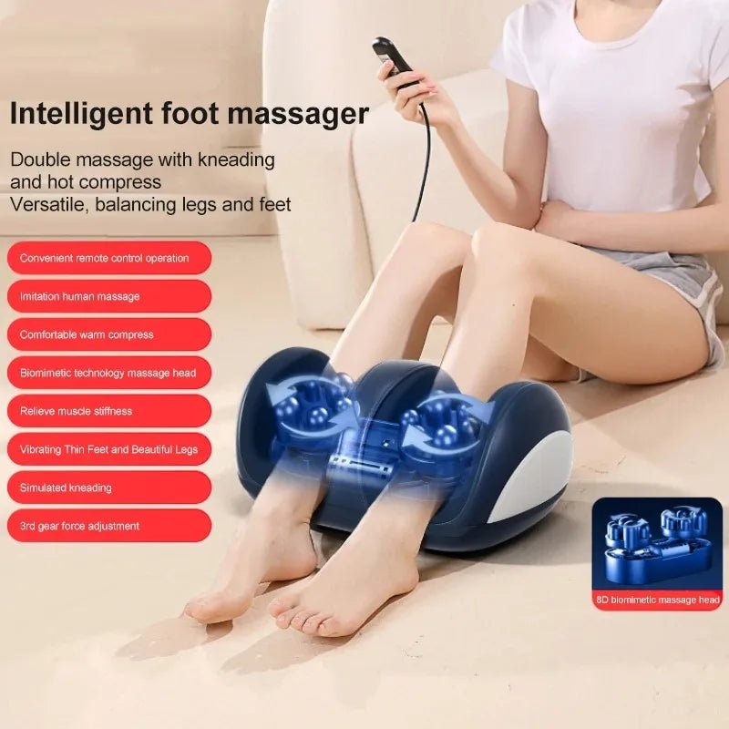 Extra Big Electric Foot Massager Hot Compress Shiatsu Kneading Leg Roller Kneading Calf Deep Relieve Fatigue Relaxation Muscle - FitHealthHavenFitHealthHavenFitHealthHaven14:200002130Foot Massager A;200009209:201898808Foot Massager AUS PlugExtra Big Electric Foot Massager Hot Compress Shiatsu Kneading Leg Roller Kneading Calf Deep Relieve Fatigue Relaxation Muscle