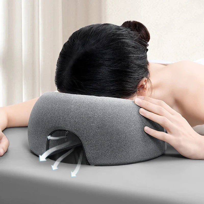 Face Down Pillow Prone Pillow for Prone Face Down Resting Comfort Memory Foam Ergonomics Home Massage Headrest for Beauty Salon - FitHealthHavenFitHealthHavenFitHealthHaven14:173Gray;5:20262282326x13x6cmGray26x13x6cmFace Down Pillow Prone Pillow for Prone Face Down Resting Comfort Memory Foam Ergonomics Home Massage Headrest for Beauty Salon
