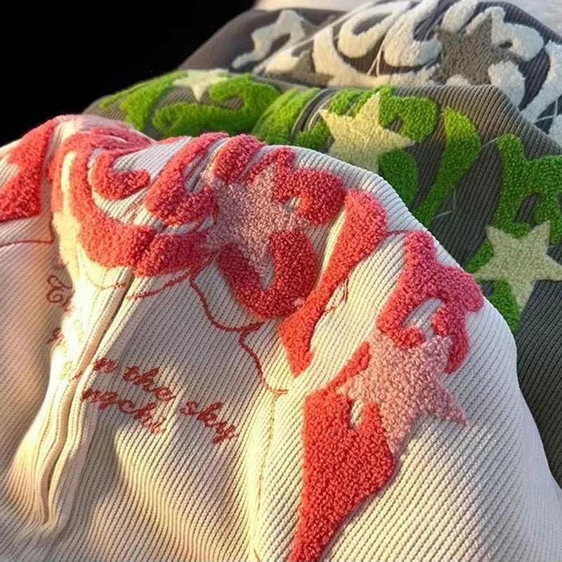 Fashion Embroidery Zip Up Hoodies Women Autumn Long Sleeve Tops Loose Hood Shirt Harajuku Y2K Clothes Female Sweatshirt Jacket - FitHealthHavenFitHealthHavenFitHealthHaven14:691;5:361385GRAYLFashion Embroidery Zip Up Hoodies Women Autumn Long Sleeve Tops Loose Hood Shirt Harajuku Y2K Clothes Female Sweatshirt Jacket