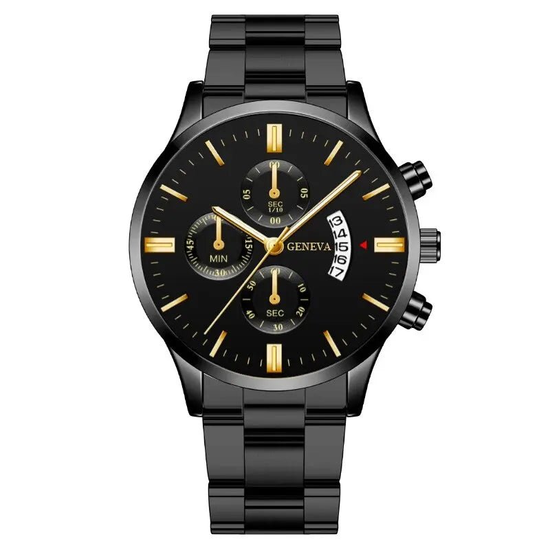 Fashion Mens Watches Luxury Silver Stainless Steel Quartz Wrist Watch Man Business Watch for Men Calendar Clock Reloj Hombre - FitHealthHavenFitHealthHavenFitHealthHaven14:201447303Black GoldBlack GoldFashion Mens Watches Luxury Silver Stainless Steel Quartz Wrist Watch Man Business Watch for Men Calendar Clock Reloj Hombre