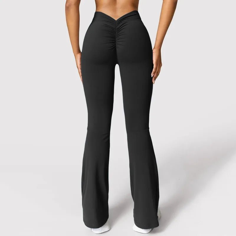 Fashion Micro Horn Leggings Women V-back Waist Sports Pants High Waist Push Up Butt Gym Pants Solid Slim Casual Leggings - FitHealthHavenFitHealthHavenFitHealthHaven14:691;5:100014064GRAYSFashion Micro Horn Leggings Women V-back Waist Sports Pants High Waist Push Up Butt Gym Pants Solid Slim Casual Leggings