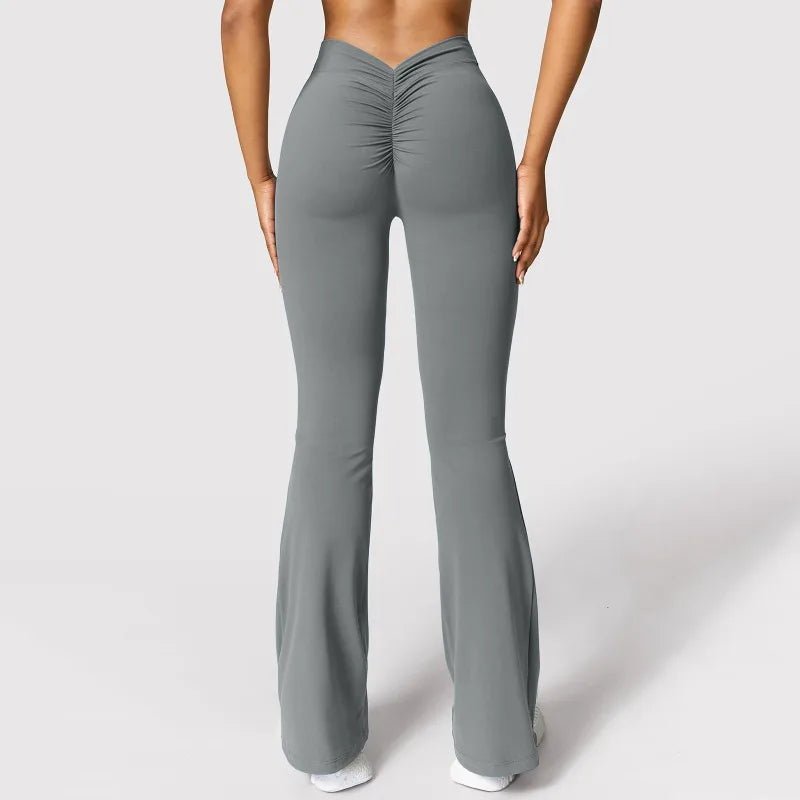 Fashion Micro Horn Leggings Women V-back Waist Sports Pants High Waist Push Up Butt Gym Pants Solid Slim Casual Leggings - FitHealthHavenFitHealthHavenFitHealthHaven14:691;5:100014064GRAYSFashion Micro Horn Leggings Women V-back Waist Sports Pants High Waist Push Up Butt Gym Pants Solid Slim Casual Leggings