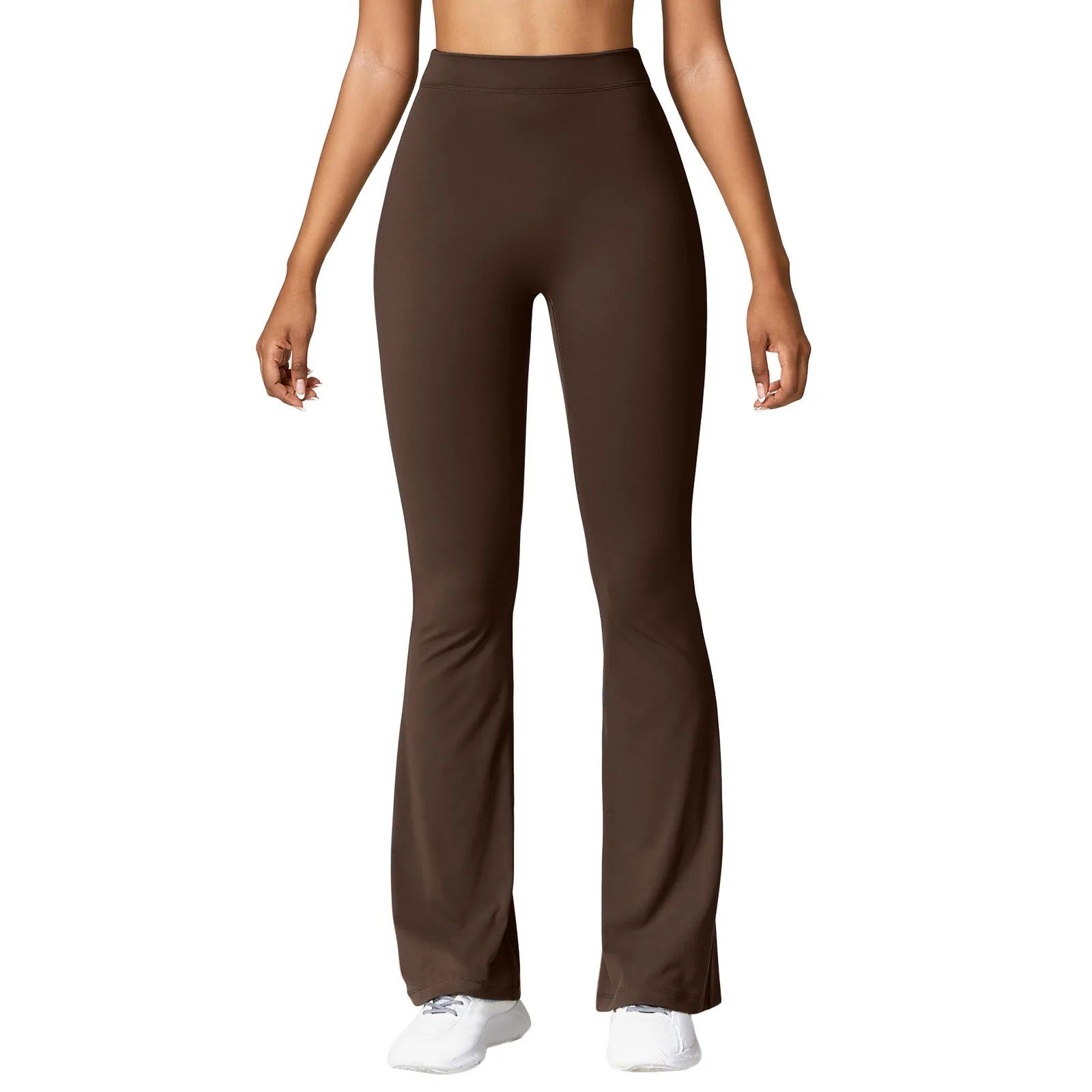 Fashion Micro Horn Leggings Women V-back Waist Sports Pants High Waist Push Up Butt Gym Pants Solid Slim Casual Leggings - FitHealthHavenFitHealthHavenFitHealthHaven14:365458;5:4182BrownXXLFashion Micro Horn Leggings Women V-back Waist Sports Pants High Waist Push Up Butt Gym Pants Solid Slim Casual Leggings
