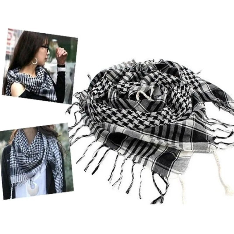 Fashion Military Fashion Lightweight Army Plaid Scarf Unisex Tactical Arab Scarf To Keep Warm - FitHealthHavenFitHealthHavenFitHealthHaven14:366black whiteblack whiteFashion Military Fashion Lightweight Army Plaid Scarf Unisex Tactical Arab Scarf To Keep Warm