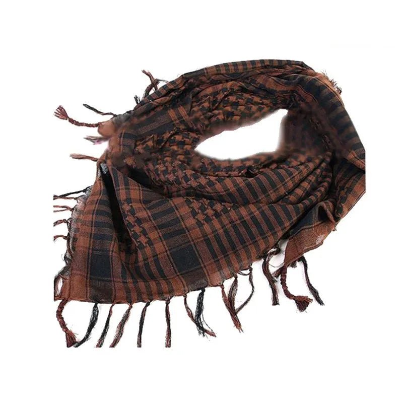 Fashion Military Fashion Lightweight Army Plaid Scarf Unisex Tactical Arab Scarf To Keep Warm - FitHealthHavenFitHealthHavenFitHealthHaven14:10brownbrownFashion Military Fashion Lightweight Army Plaid Scarf Unisex Tactical Arab Scarf To Keep Warm