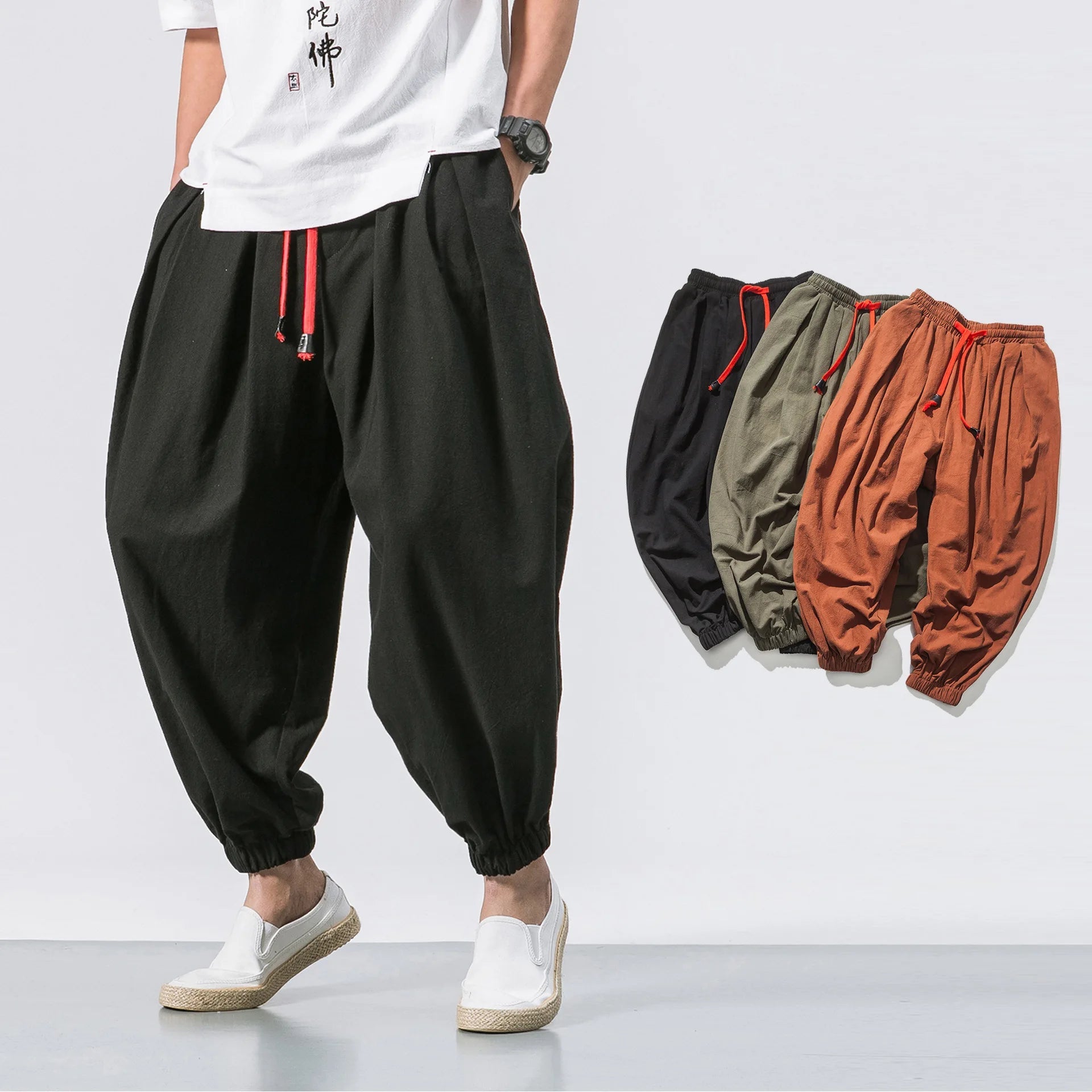 FGKKS Spring Men Loose Harem Pants Chinese Linen Overweight Sweatpants High Quality Casual Brand Oversize Trousers Male - FitHealthHavenFitHealthHavenFitHealthHaven14:200006157Navy;5:361385Asian Size LNavyAsian Size LFGKKS Spring Men Loose Harem Pants Chinese Linen Overweight Sweatpants High Quality Casual Brand Oversize Trousers Male