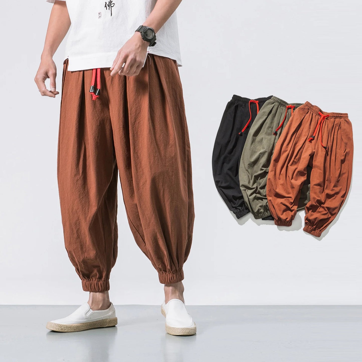 FGKKS Spring Men Loose Harem Pants Chinese Linen Overweight Sweatpants High Quality Casual Brand Oversize Trousers Male - FitHealthHavenFitHealthHavenFitHealthHaven14:200006157Navy;5:361385Asian Size LNavyAsian Size LFGKKS Spring Men Loose Harem Pants Chinese Linen Overweight Sweatpants High Quality Casual Brand Oversize Trousers Male