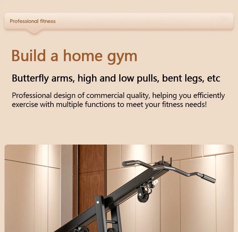 Fitness Equipment Home Indoor Multi functional Set Combination Gym Sports Equipment Comprehensive Trainer Single Station - FitHealthHavenFitHealthHavenFitHealthHaven14:193blackFitness Equipment Home Indoor Multi functional Set Combination Gym Sports Equipment Comprehensive Trainer Single Station