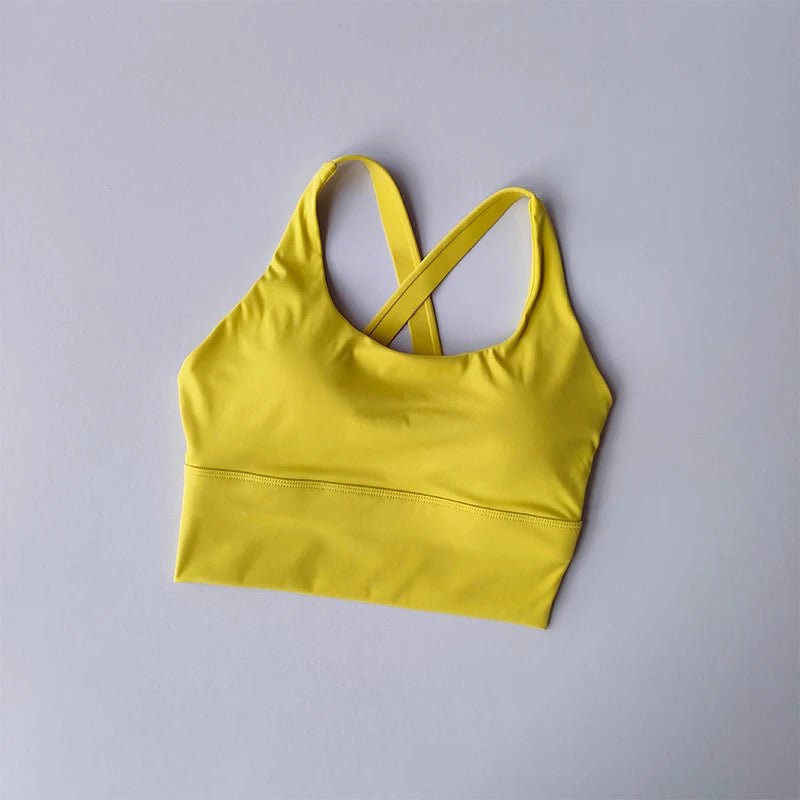 Fixed Pad Sports Bra Underwear High-strength Professional Shockproof Running Bra Gym Push Up Lingerie Yoga Fitness Bra - FitHealthHavenFitHealthHavenFitHealthHaven14:366Yellow;5:361386YellowMFixed Pad Sports Bra Underwear High-strength Professional Shockproof Running Bra Gym Push Up Lingerie Yoga Fitness Bra
