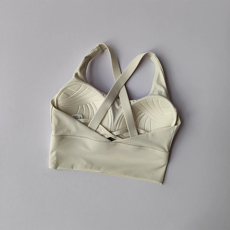 Fixed Pad Sports Bra Underwear High-strength Professional Shockproof Running Bra Gym Push Up Lingerie Yoga Fitness Bra - FitHealthHavenFitHealthHavenFitHealthHaven14:771Beige;5:361386BeigeMFixed Pad Sports Bra Underwear High-strength Professional Shockproof Running Bra Gym Push Up Lingerie Yoga Fitness Bra