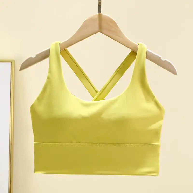 Fixed Pad Sports Bra Underwear High-strength Professional Shockproof Running Bra Gym Push Up Lingerie Yoga Fitness Bra - FitHealthHavenFitHealthHavenFitHealthHaven14:200004889Bean Green;5:100014065Bean GreenXLFixed Pad Sports Bra Underwear High-strength Professional Shockproof Running Bra Gym Push Up Lingerie Yoga Fitness Bra
