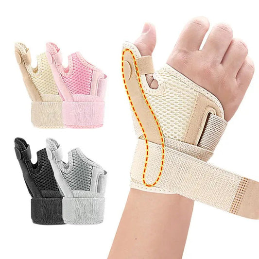 Flexible Splint Wrist Thumb Support Brace for Tendonitis Arthritis Breathable Thumb Protector Guard Fits Right and Left Hand - FitHealthHavenFitHealthHavenFitHealthHaven14:201452310BlackBlackFlexible Splint Wrist Thumb Support Brace for Tendonitis Arthritis Breathable Thumb Protector Guard Fits Right and Left Hand