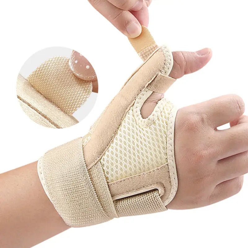 Flexible Splint Wrist Thumb Support Brace for Tendonitis Arthritis Breathable Thumb Protector Guard Fits Right and Left Hand - FitHealthHavenFitHealthHavenFitHealthHaven14:201452310BlackBlackFlexible Splint Wrist Thumb Support Brace for Tendonitis Arthritis Breathable Thumb Protector Guard Fits Right and Left Hand