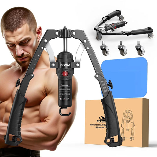 FLYBIRD 3-in-1 Twister Arm Trainer with Ab Roller Wheel, Adjustable 22-440lbs Hydraulic Power Chest, Shoulders, Forearm, Triceps - FitHealthHavenFitHealthHavenFitHealthHaven14:200003699Black;200007763:201336106BlackUnited StatesFLYBIRD 3-in-1 Twister Arm Trainer with Ab Roller Wheel, Adjustable 22-440lbs Hydraulic Power Chest, Shoulders, Forearm, Triceps