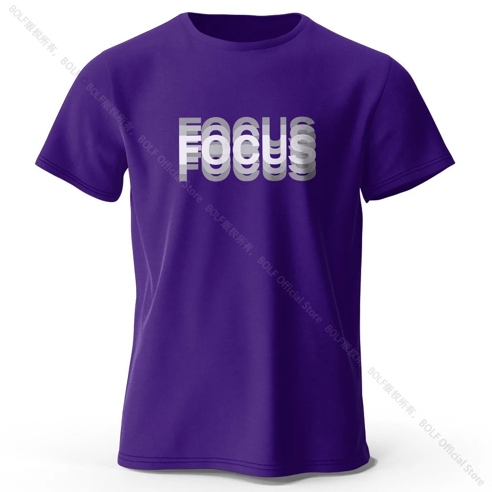 Focus Letter Minimalist Style 100% Cotton T-Shirt, Lightweight Round Neck Short Sleeve Tee, Perfect for Men & Women - FitHealthHavenFitHealthHavenFitHealthHaven14:496Purple;5:4182PurpleXXLFocus Letter Minimalist Style 100% Cotton T-Shirt, Lightweight Round Neck Short Sleeve Tee, Perfect for Men & Women