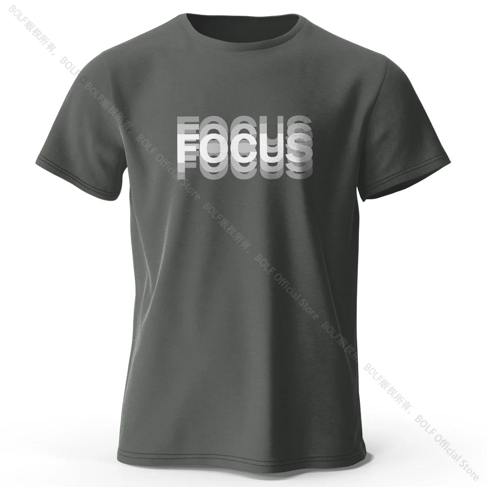 Focus Letter Minimalist Style 100% Cotton T-Shirt, Lightweight Round Neck Short Sleeve Tee, Perfect for Men & Women - FitHealthHavenFitHealthHavenFitHealthHaven14:200004890Dark Gray;5:4182Dark GrayXXLFocus Letter Minimalist Style 100% Cotton T-Shirt, Lightweight Round Neck Short Sleeve Tee, Perfect for Men & Women