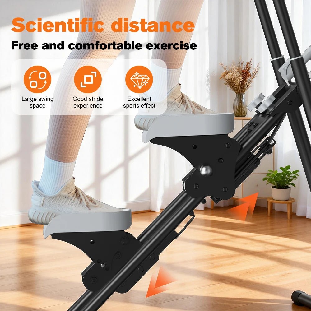 Foldable Stair Stepper for Home Gym, 6-Level Adjustable Handlebar Stair Climber with LCD Monitor, Adjustable Resistance Pedals, - FitHealthHavenFitHealthHavenFitHealthHaven14:193BLACK;200007763:201336106BLACKUnited StatesFoldable Stair Stepper for Home Gym, 6-Level Adjustable Handlebar Stair Climber with LCD Monitor, Adjustable Resistance Pedals,