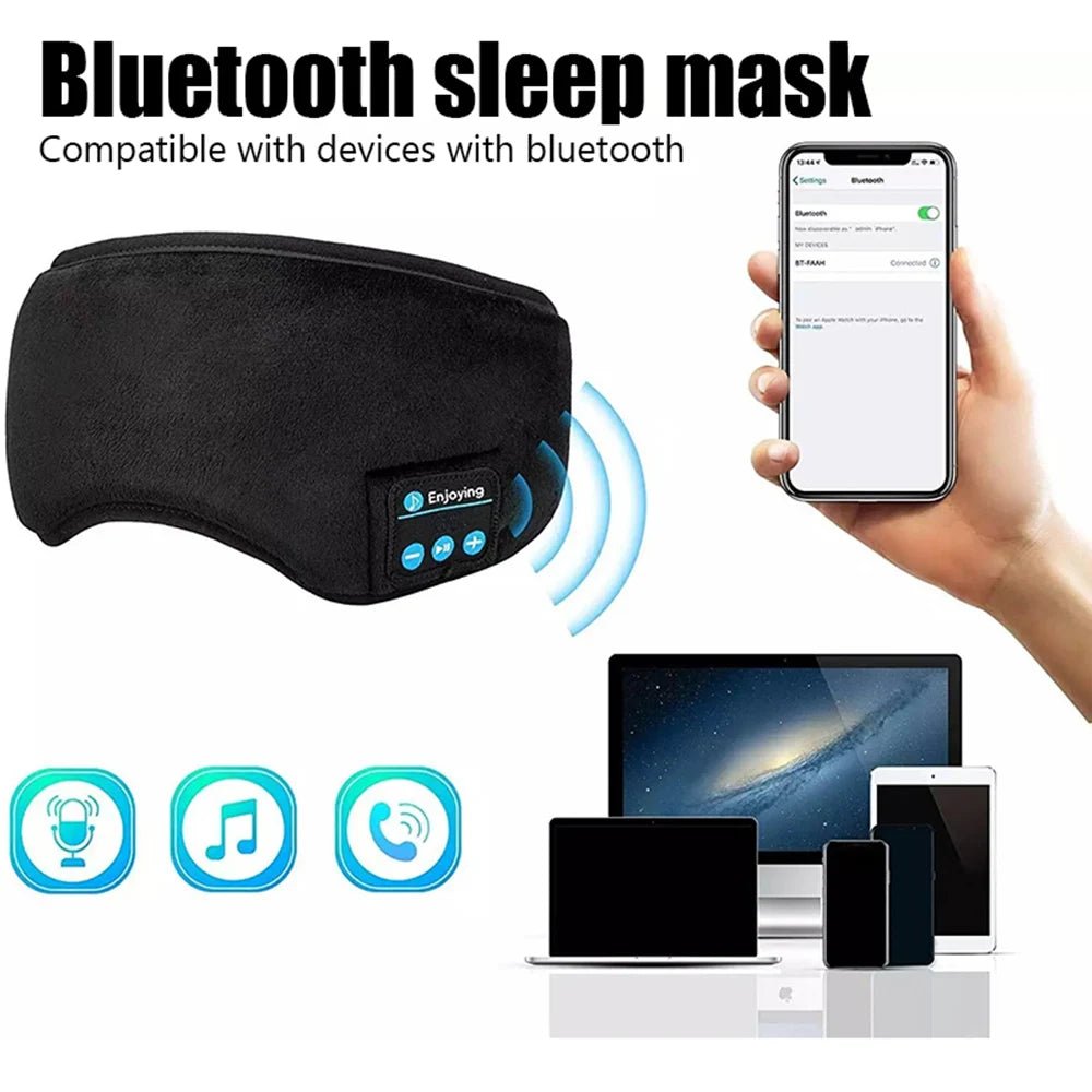 Fone Bluetooth Earphones Sports Sleeping Headband Elastic Wireless Headphones Music Eye Mask Wireless Bluetooth Headset Headband - FitHealthHavenFitHealthHavenFitHealthHaven14:193BlackBlackFone Bluetooth Earphones Sports Sleeping Headband Elastic Wireless Headphones Music Eye Mask Wireless Bluetooth Headset Headband