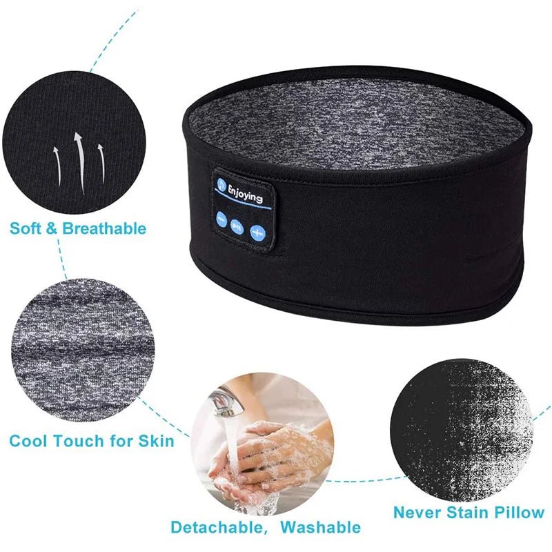 Fone Bluetooth Earphones Sports Sleeping Headband Elastic Wireless Headphones Music Eye Mask Wireless Bluetooth Headset Headband - FitHealthHavenFitHealthHavenFitHealthHaven14:193BlackBlackFone Bluetooth Earphones Sports Sleeping Headband Elastic Wireless Headphones Music Eye Mask Wireless Bluetooth Headset Headband