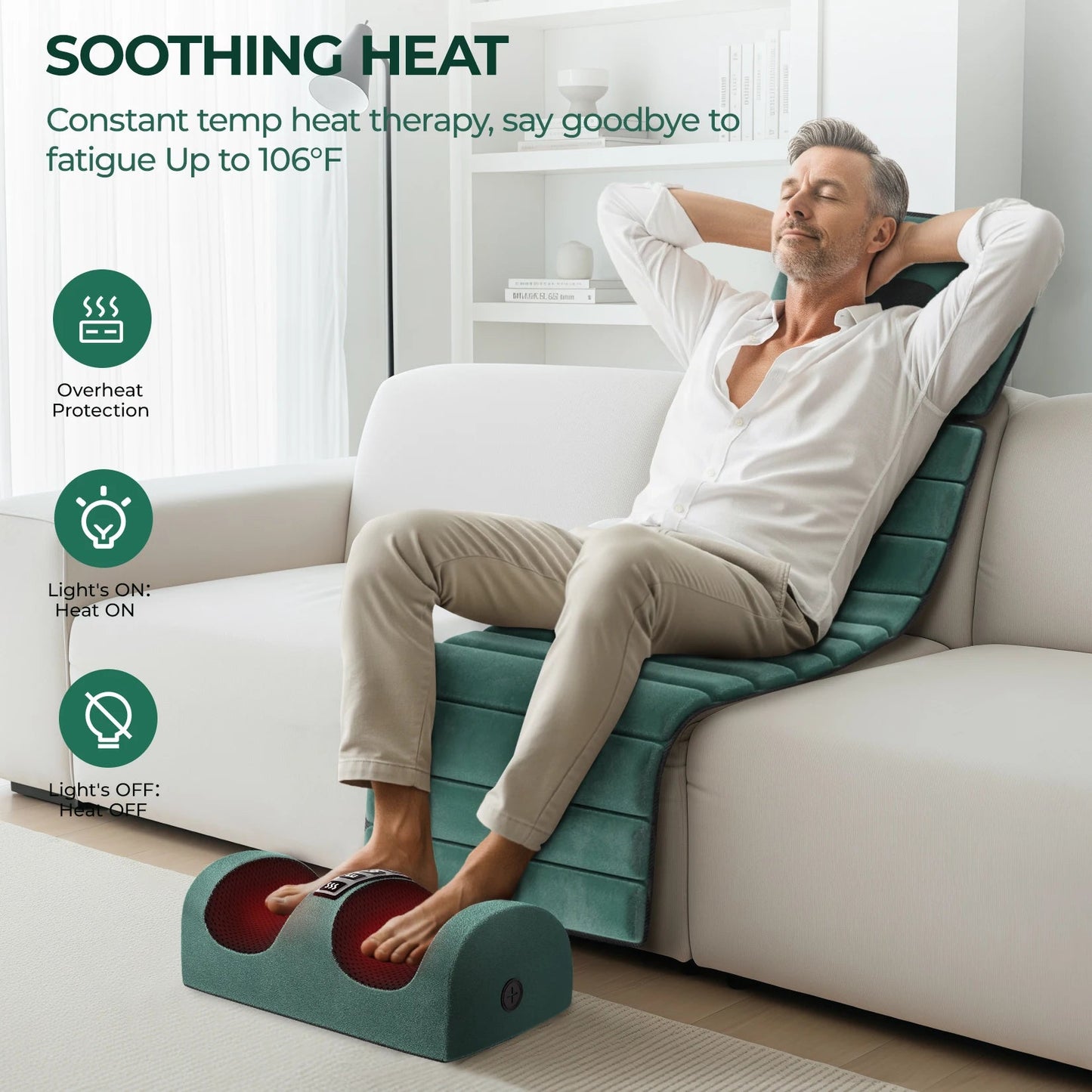 Full Body Massage Mat with Heat, Detachable Massager Pad for Deep Tissue Pain Relief, 10 Vibrating Motors for Relaxation at Home or Office - FitHealthHavenFitHealthHavenFitHealthHaven14:193With Foot Massager;200007763:201336106;400079803:1983473477With Foot MassagerUnited States100V-240V US PlugFull Body Massage Mat with Heat, Detachable Massager Pad for Deep Tissue Pain Relief, 10 Vibrating Motors for Relaxation at Home or Office