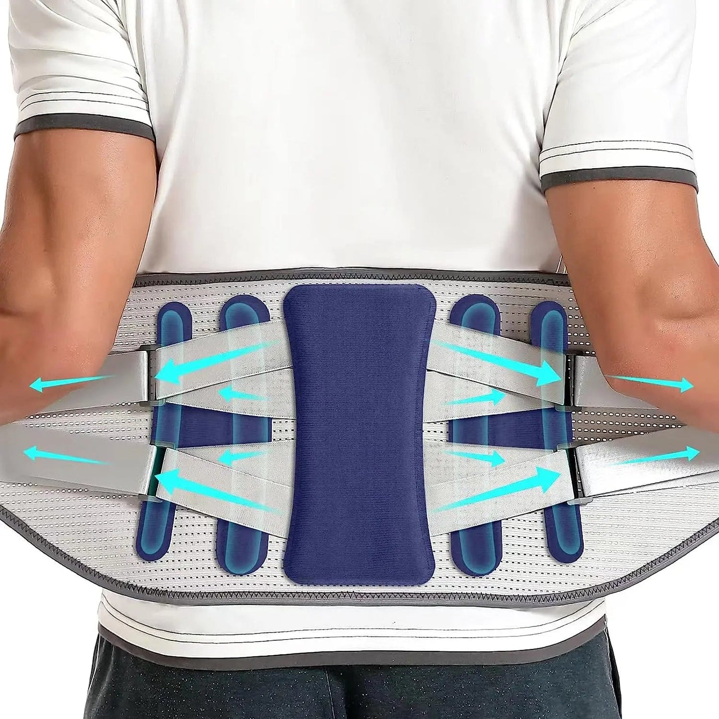 GETINFIT Waist Protector New Hot Pressure Breathable Adjustable Lumbar Support Fixed Belt Fitness Steel Plate Support Unisex - FitHealthHavenFitHealthHavenFitHealthHaven14:366Blue;5:4182BlueXXLGETINFIT Waist Protector New Hot Pressure Breathable Adjustable Lumbar Support Fixed Belt Fitness Steel Plate Support Unisex