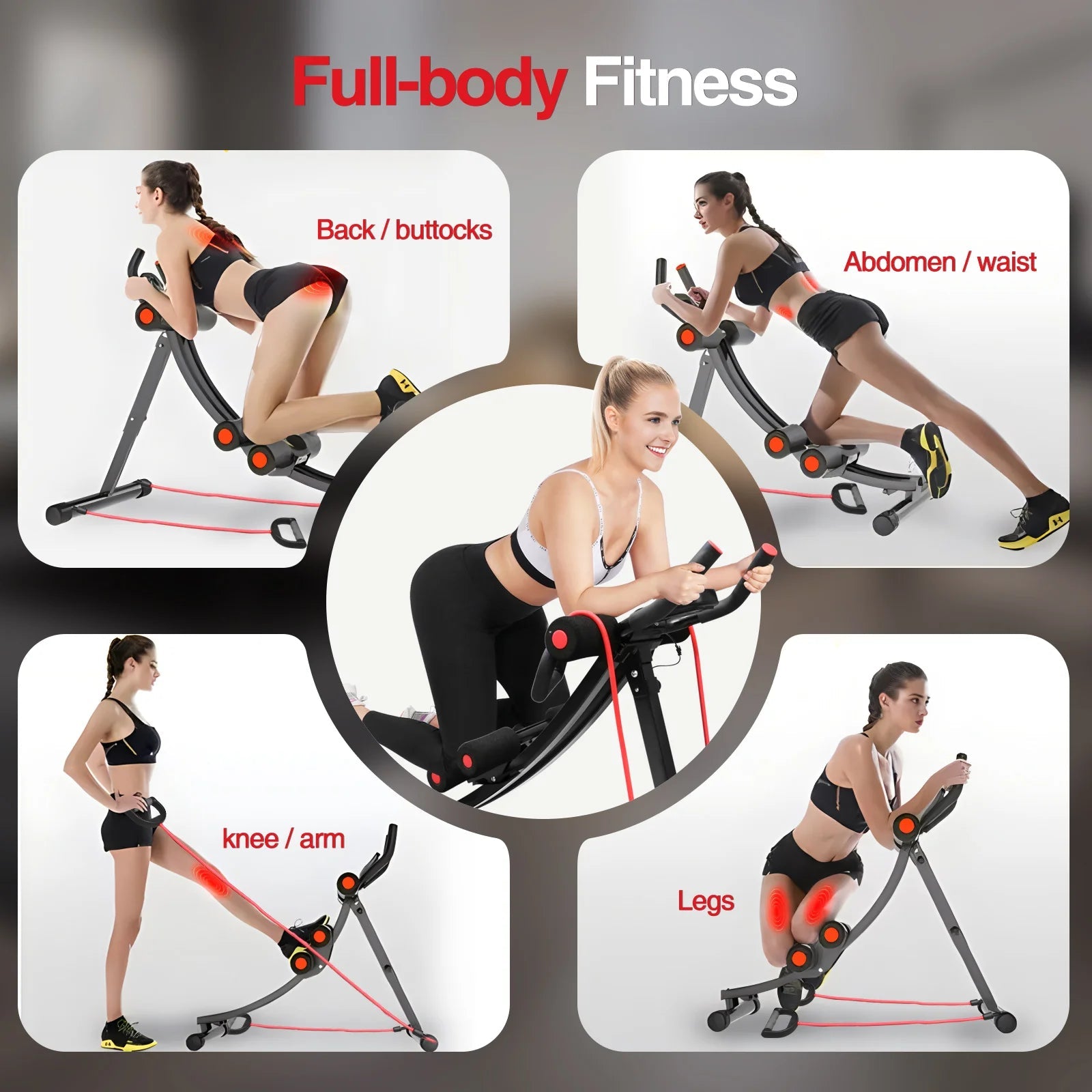 GIKPAL Foldable Ab Machine Ab Workout Equipment for Home Gym,Core & Abdominal Trainer Fitness Equipment Max 440lbs LCD Display - FitHealthHavenFitHealthHavenFitHealthHaven200007763:201336106United StatesGIKPAL Foldable Ab Machine Ab Workout Equipment for Home Gym,Core & Abdominal Trainer Fitness Equipment Max 440lbs LCD Display